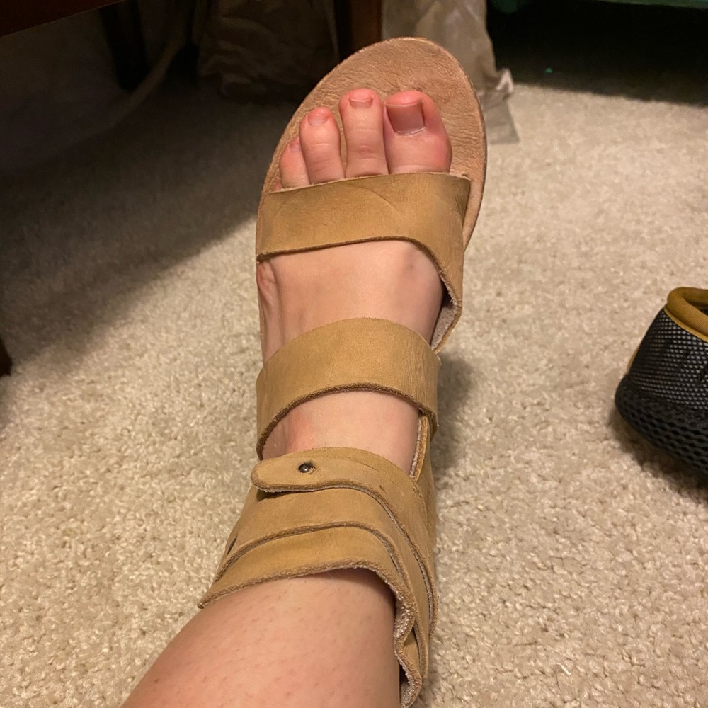 Leather Free People Sandal